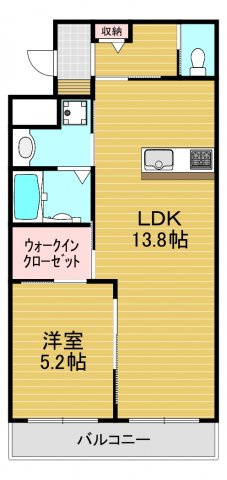 コンフォールヴィラⅢの間取り