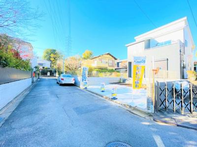 【前面道路含む現地写真】 | 小平市栄町2期 | 南5ｍ私道