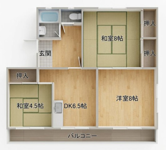 【間取り】 | サンリッチ新橋
