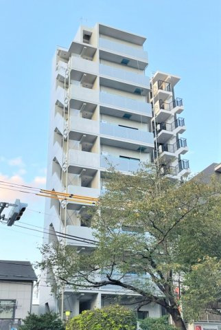 「防音マンション」ラシクラスInfina中村橋の外観|中村橋界隈でひときわ目立つ外観です