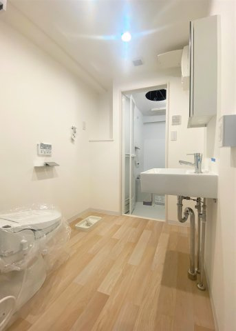 「防音マンション」ラシクラスInfina中村橋の洗面所|スペースが確保できる洗面所です