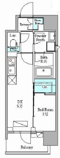 【間取り】 | DUO FLATS IIDABASHI WEST