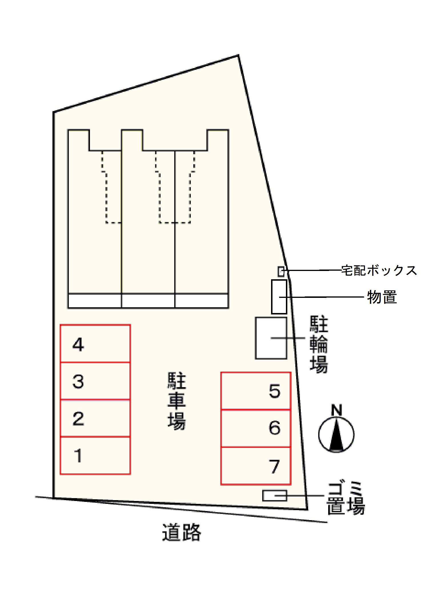 ハウス夢みのの区画図