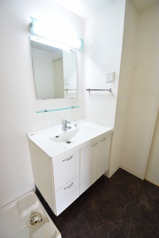 クレオキタホリエの洗面所