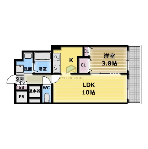 【間取り】 | Loyal　f　Maison | 反転タイプあり