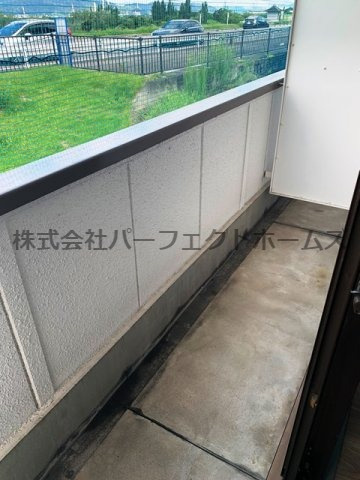 昭光マンションのバルコニー|落ち着いた時間を過ごせるバルコニーです