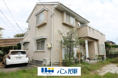 【外観】 | 宇部市草江中古二階建て | 整備された道路に面する現地は、コミュニティー以外の方々の出入りも少ないです。