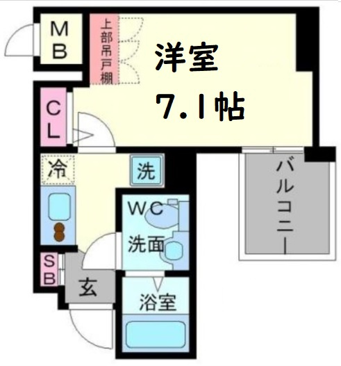 【間取り】 | アドバンス心斎橋ラシュレ