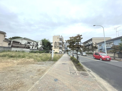 【前面道路含む現地写真】 | 仲介手数料無料　日野市高幡647新築戸建て4棟　6号棟