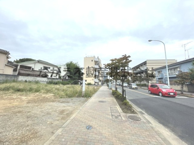 【前面道路含む現地写真】 | 仲介手数料無料　日野市高幡647新築戸建て4棟　７号棟