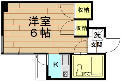 二条グランドハイツの間取り