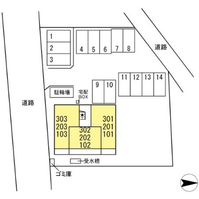 【区画図】 | カトレアⅢ
