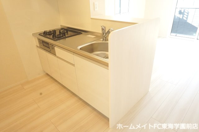 合志市須屋のアパートのキッチン