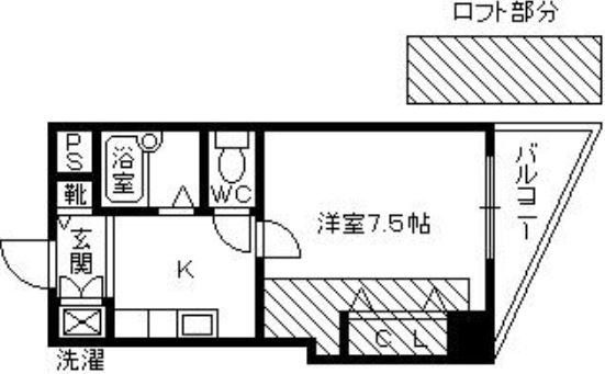 シュロスKSKの間取り