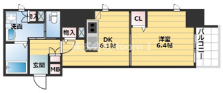 【間取り】 | プレサンスタワー北浜