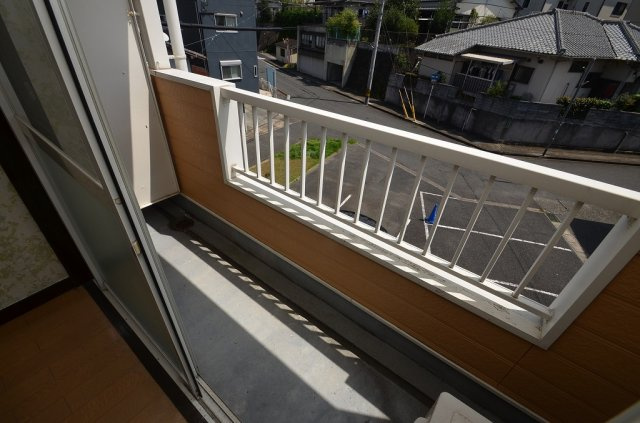 シティーベール沖田のバルコニー