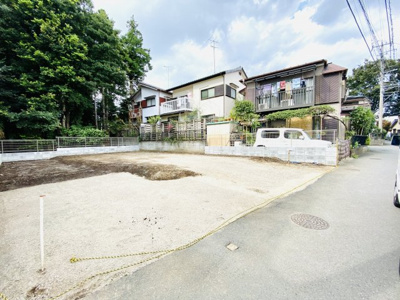 【外観】 | 値下げ！　建築条件なし売地　ＭＬＨＣＨＯＧＯ　長後駅徒歩９分　仲介手数料不要 | 緑があって、閑静な住宅街です。