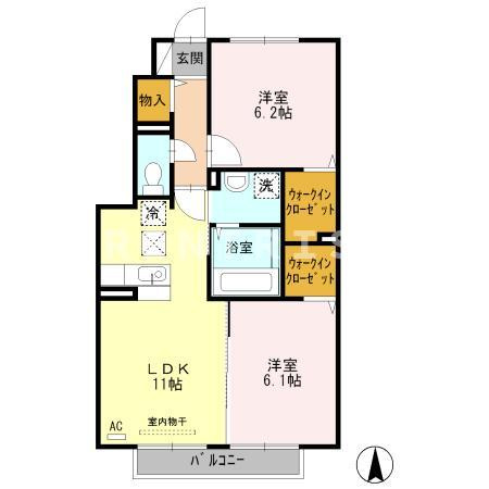 アルカディアの間取り