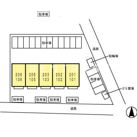 アルカディアの区画図
