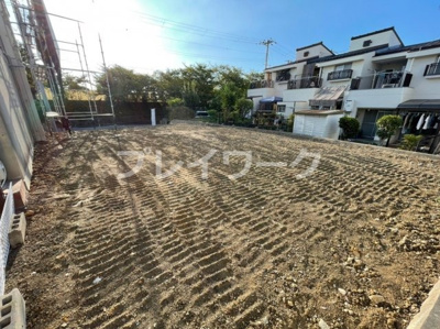 【前面道路含む現地写真】 | 鶴山台北小・建築条件なし売土地・土地64坪・和泉市鶴山台１丁目 | 前面道路含む現地写真です