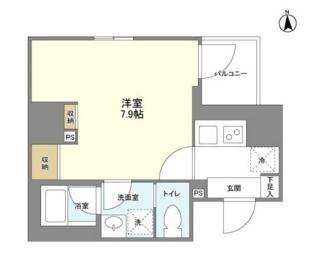 シェフルール新御徒町Ⅰの間取り