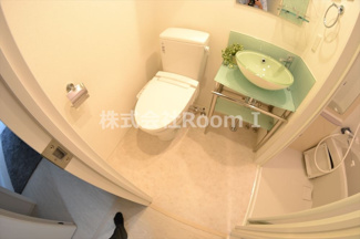 【トイレ】 | ＳＥＲＥＮＩＴＥ堺筋本町ＳＵＤ | 落ち着いた色調のトイレです