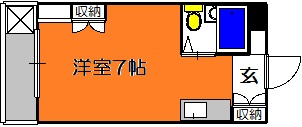 【間取り】 | 長瀬駅前マンションA棟