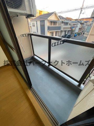 コートアルバのバルコニー|陽当たり良好なバルコニーです