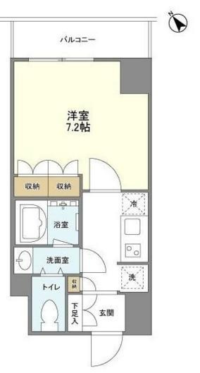 KURAMAE214の間取り