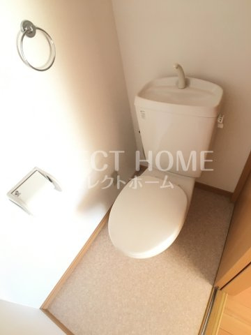 【トイレ】 | メゾネット椿 南棟 | コンパクトで使いやすいトイレです