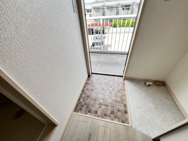 ピアコート栗真の玄関