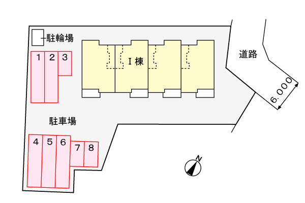 カルティエ冨貴の区画図