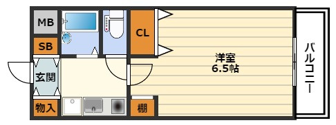 サウスガーデン南森町の間取り