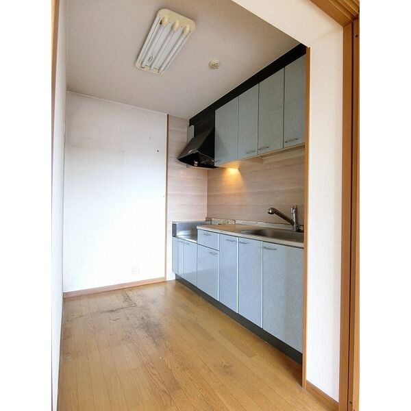 メゾンドール荒木【10,000円キャッシュバック対象物件】のキッチン|コンパクトなキッチンで掃除もラクラク