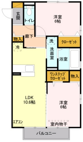 アン・アルブルⅢの間取り