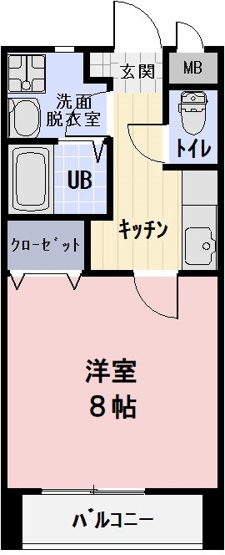 【間取り】 | ラフィネ美里A