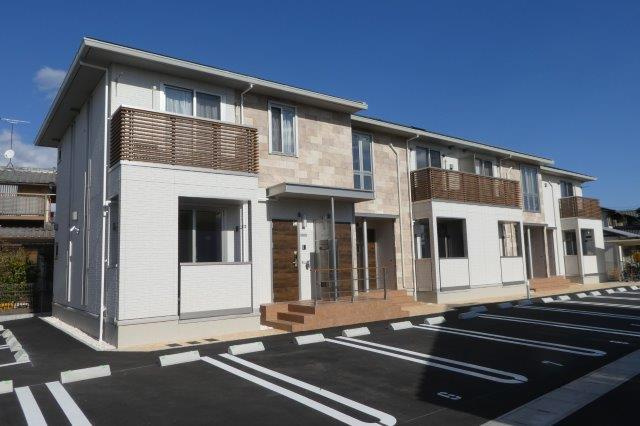 倉敷市田ノ上のアパートの外観