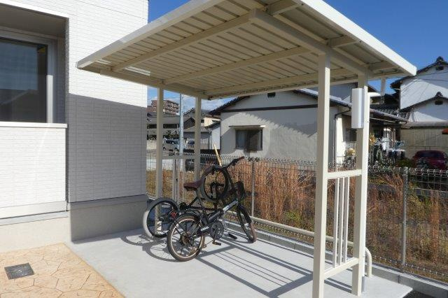 倉敷市田ノ上のアパートのその他共用部分|駐輪場