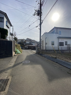 【前面道路含む現地写真】 | 取手市駒場1丁目　タマホームの注文住宅