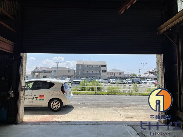 八女インター倉庫の玄関