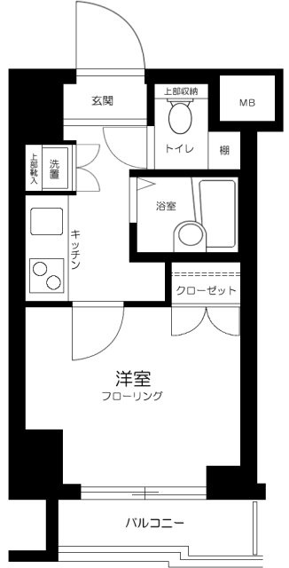 ルーブル白金高輪の間取り