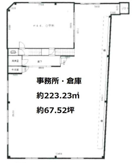 【間取り】 | アズマ長柄東事務所倉庫