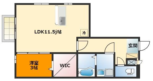 【間取り】 | リヴェール長瀬
