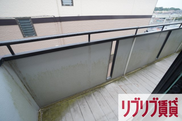 第三スカイマンションのバルコニー