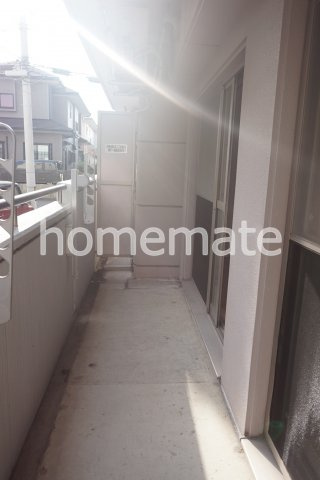 熊本市南区近見４丁目の賃貸マンションのバルコニー