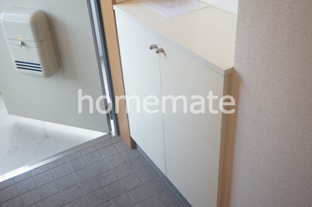 熊本市南区近見４丁目の賃貸マンションの玄関