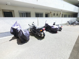 【その他共用部分】 | バイク置場です。