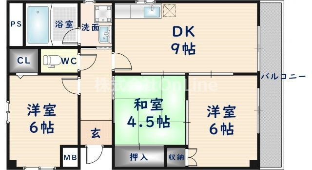 【間取り】 | パラドール永和