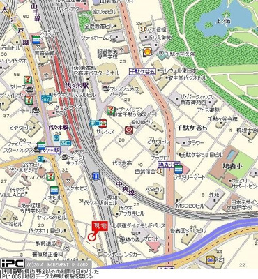 【地図】 | パークウェル代々木