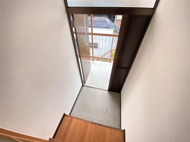 北浦ハイツの玄関